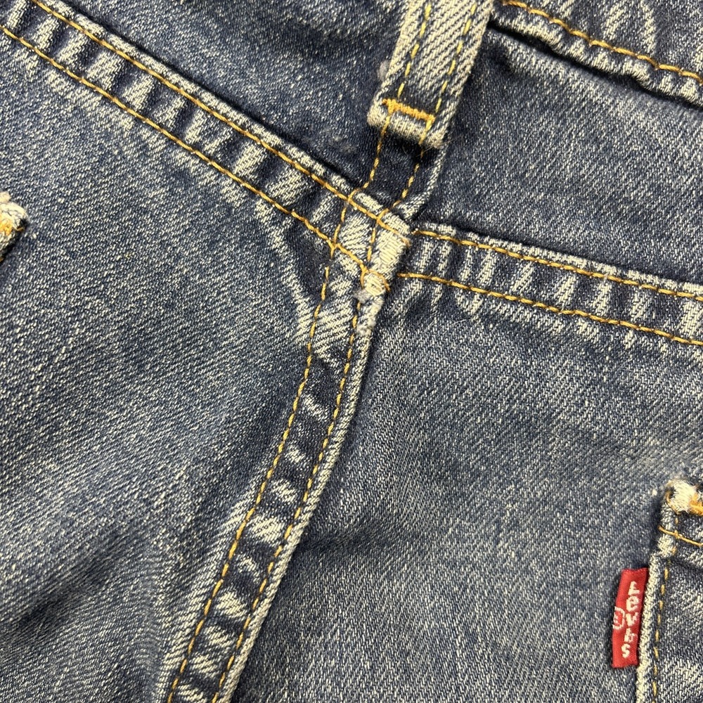 Levi's 514 Jeans Mens 33x34 Blue Denim Straight Fit Workwear Skater Medium Wash - Picture 10 of 11